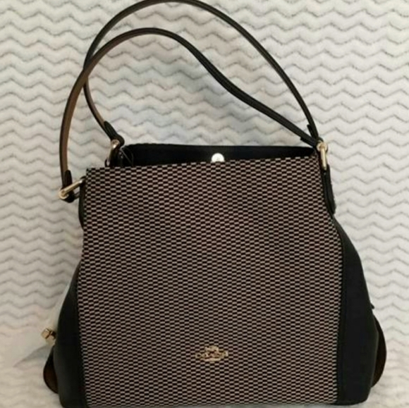 Coach Handbags - NWT💯COACH ⭐Legacy Jacquard "Edie" bag